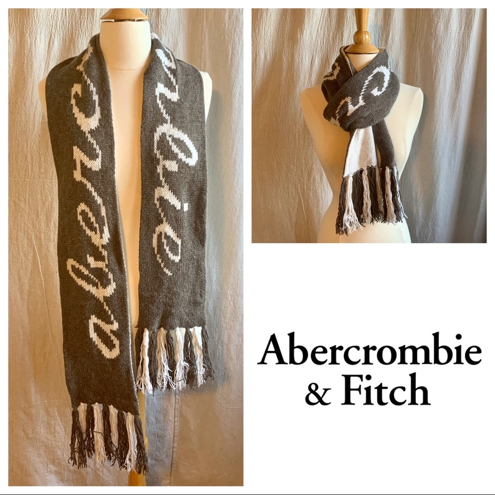 Abercrombie & Fitch Reversible Logo Scarf